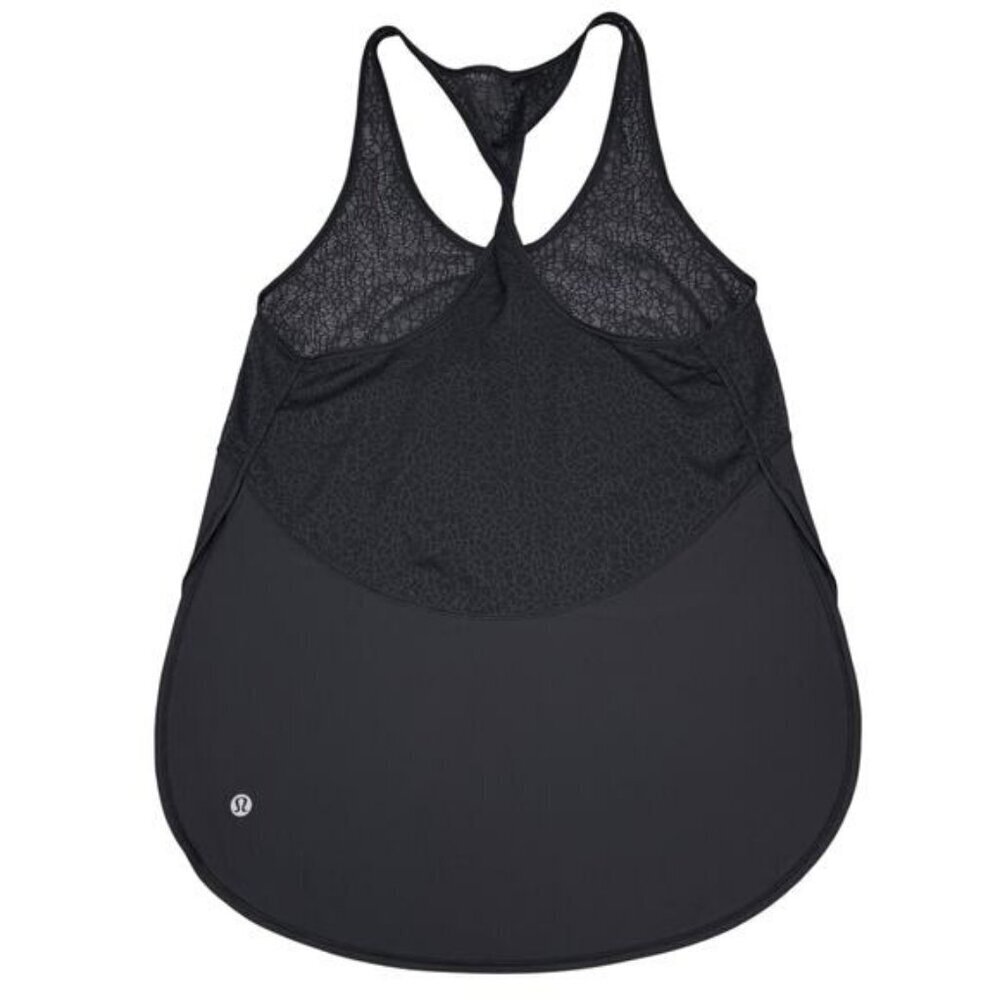 LULULEMON Twist & Train Tank Size 2 Black - Picture 5 of 6